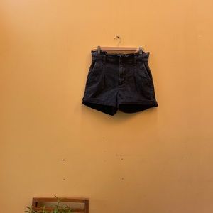 Express Paperbag High-Rise Shorts - Size 8